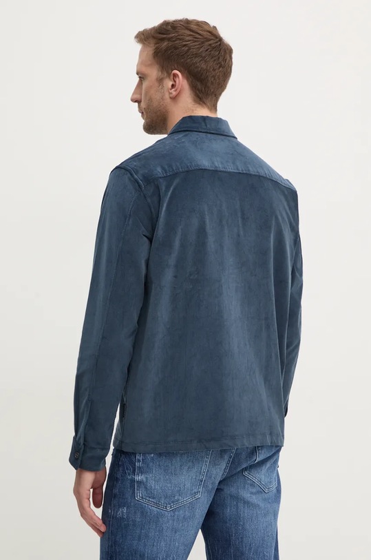 Odzież Calvin Klein koszula sztruksowa K10K113619 niebieski