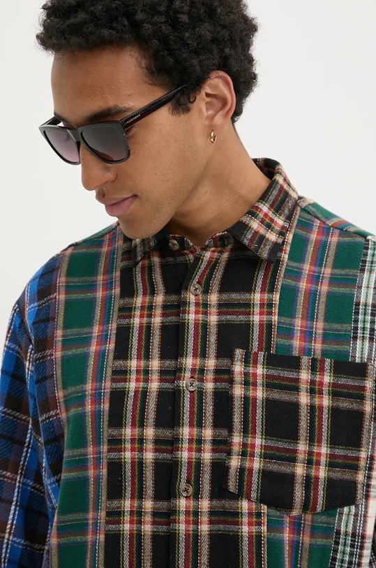 Desigual camasa din bumbac TED multicolor 24WMCW21