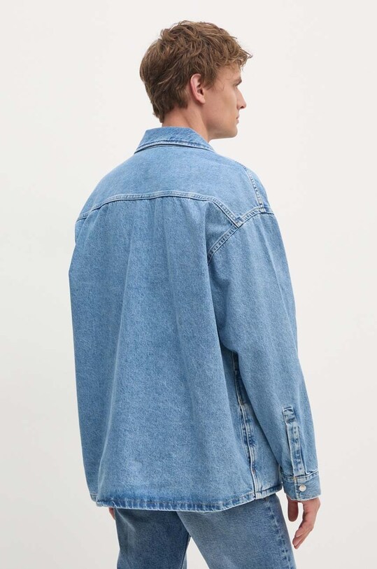 Ρούχα Τζιν πουκάμισο Calvin Klein Jeans J30J326023 μπλε