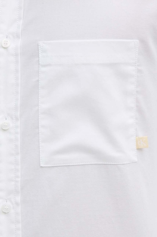 Calvin Klein Jeans koszula bawełniana J30J326182 biały AW24