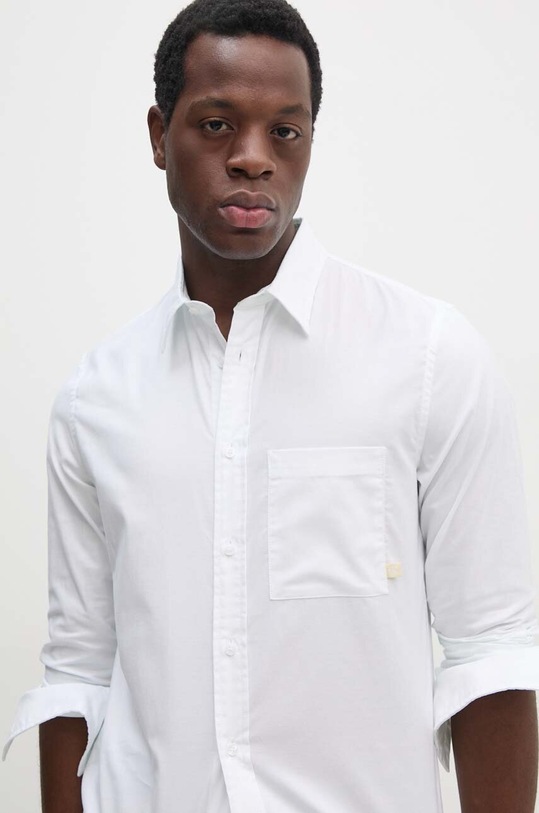 Calvin Klein Jeans koszula bawełniana J30J326182 biały