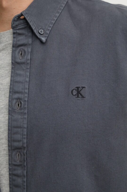Calvin Klein Jeans koszula J30J326187 szary AW24