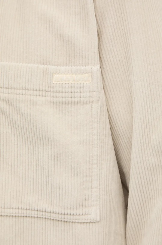 Calvin Klein Jeans koszula sztruksowa J30J326678 beżowy AW24