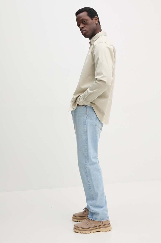Oblečení Džínová košile Calvin Klein Jeans J30J326680 béžová