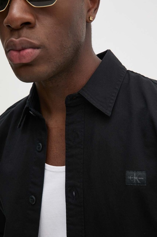 Calvin Klein Jeans koszula jeansowa J30J326680 czarny