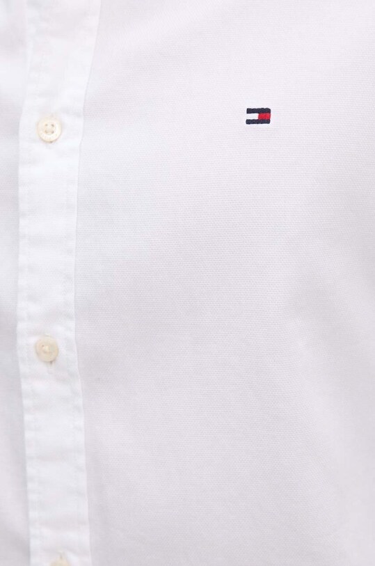 Tommy Hilfiger koszula bawełniana MW0MW34568 biały AW24