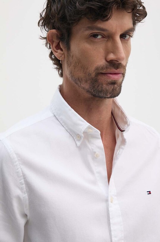 Tommy Hilfiger koszula bawełniana MW0MW34568 biały