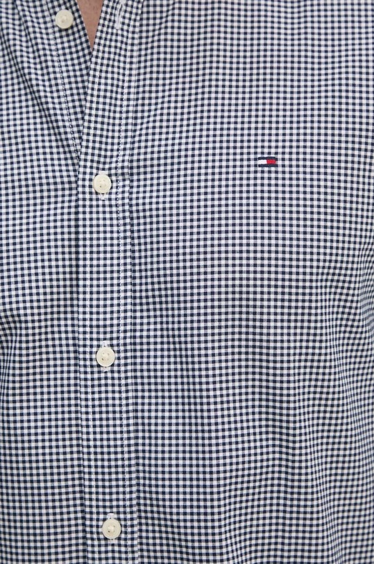Bavlněná košile Tommy Hilfiger MW0MW34570 námořnická modř AW24