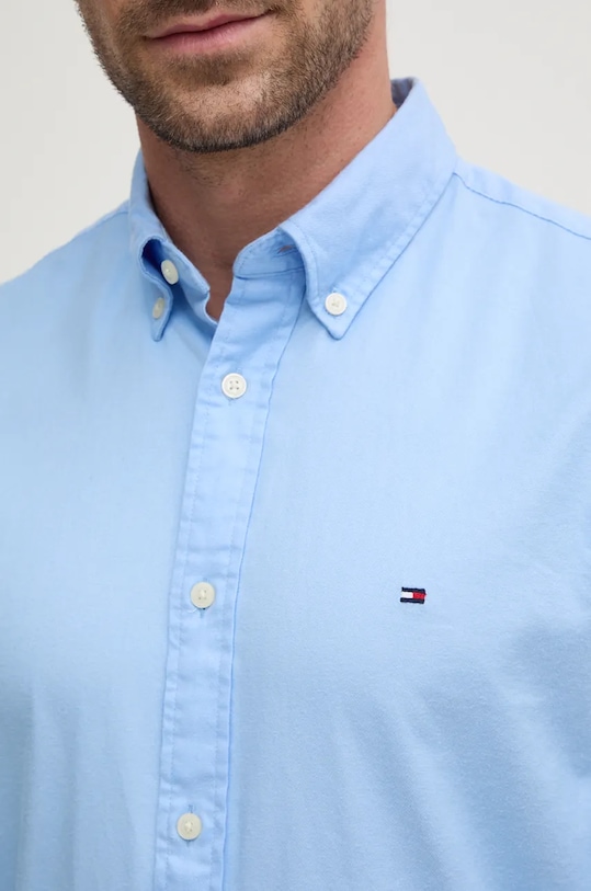 Košile Tommy Hilfiger MW0MW36824 modrá AW24