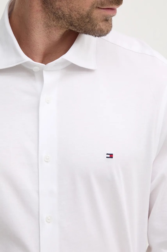 Bavlněná košile Tommy Hilfiger MW0MW36908 bílá AW24