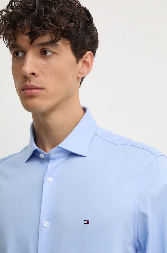 Bavlněná košile Tommy Hilfiger MW0MW36908 modrá