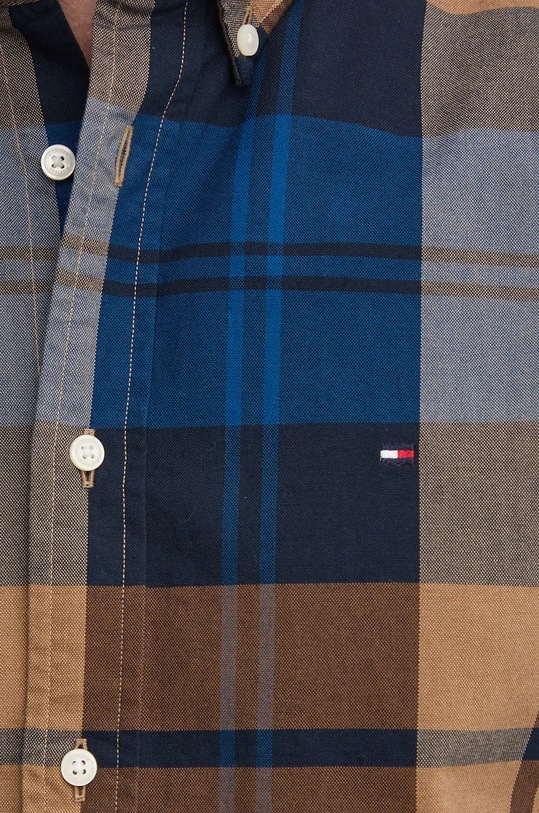 Bavlněná košile Tommy Hilfiger MW0MW37351 námořnická modř
