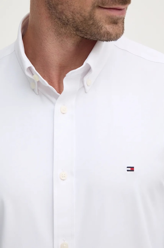 Košile Tommy Hilfiger MW0MW37356 bílá AW24