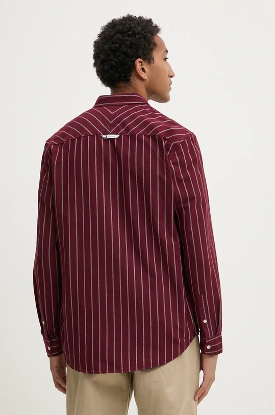 Odjeća Pamučna košulja Tommy Jeans DM0DM19646 bordo