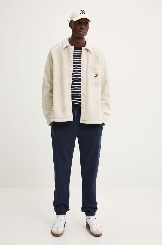 Куртка-рубашка Tommy Jeans DM0DM19647 бежевый AW24