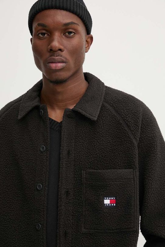 Tommy Jeans kurtka koszulowa DM0DM19647 czarny