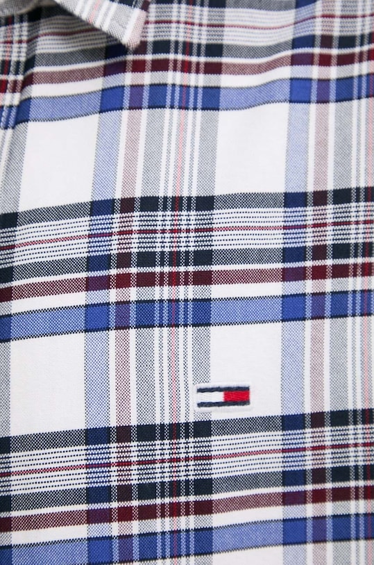 Tommy Jeans camasa din bumbac DM0DM19648 alb
