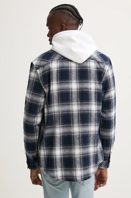 Odzież Tommy Jeans koszula bawełniana DM0DM19651 granatowy