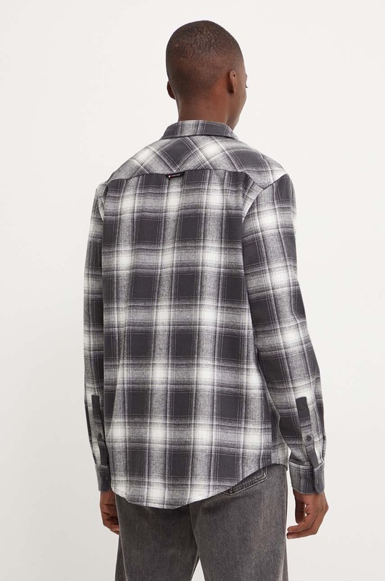 Oblečení Bavlněná košile Tommy Jeans DM0DM19651 šedá