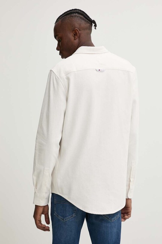 Одежда Хлопковая рубашка Tommy Jeans DM0DM19656 бежевый
