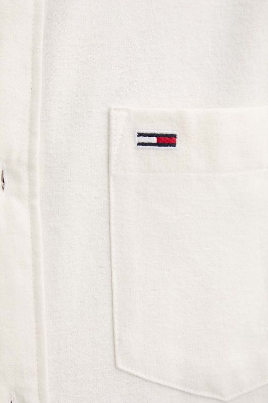 Tommy Jeans koszula bawełniana DM0DM19656 beżowy