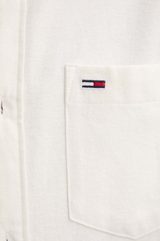 Pamučna košulja Tommy Jeans DM0DM19656 bež