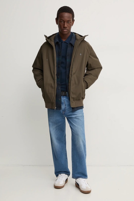 Tommy Jeans koszula bawełniana DM0DM19657 granatowy AW24