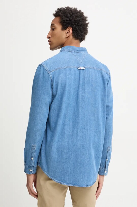 Tommy Jeans koszula jeansowa niebieski DM0DM20459