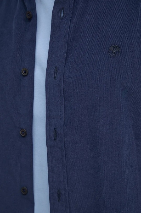 Вельветова сорочка North Sails 664358 темно-синій AW24