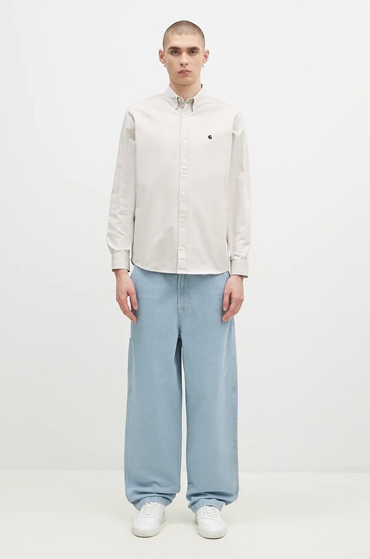 Carhartt WIP cotton shirt Longsleeve Madison Shirt I023339.2DUXX