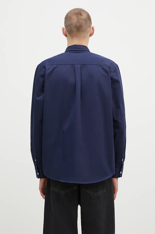 Одяг Бавовняна сорочка Carhartt WIP Longsleeve Madison Shirt I023339.2E2XX темно-синій