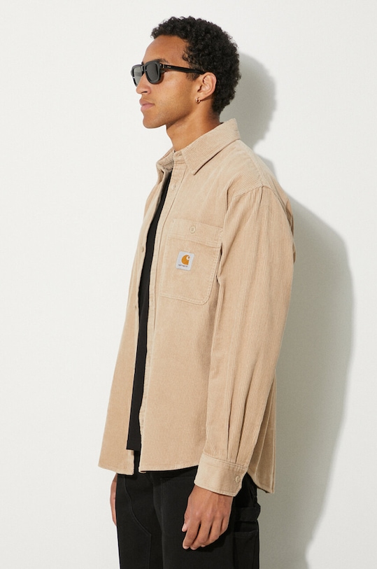 Carhartt WIP corduroy shirt Longsleeve Flint beige I029442.G102