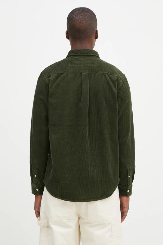 Clothing Carhartt WIP corduroy shirt Longsleeve Madison Cord Shirt I029958.2EDXX green