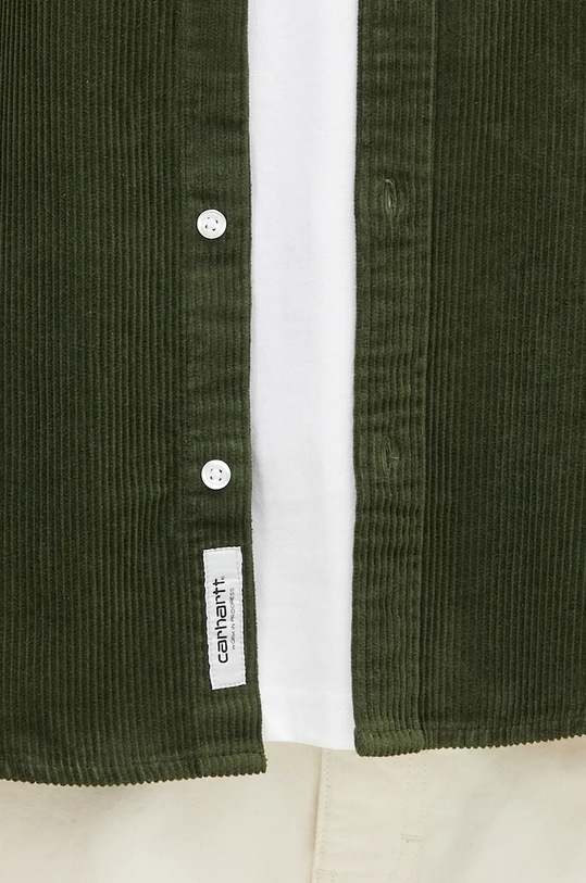Carhartt WIP corduroy shirt Longsleeve Madison Cord Shirt green I029958.2EDXX