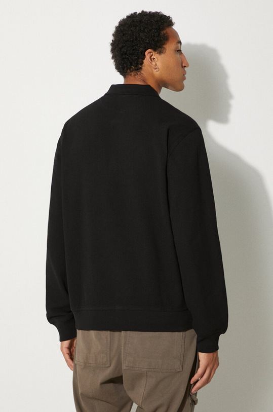 Odzież Carhartt WIP longsleeve bawełniany Vance Rugby I032203.0D2XX czarny