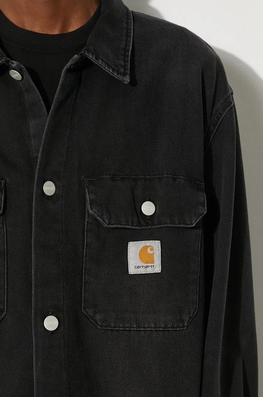 Carhartt WIP denim jacket Harvey Shirt Jac black I033346.894L