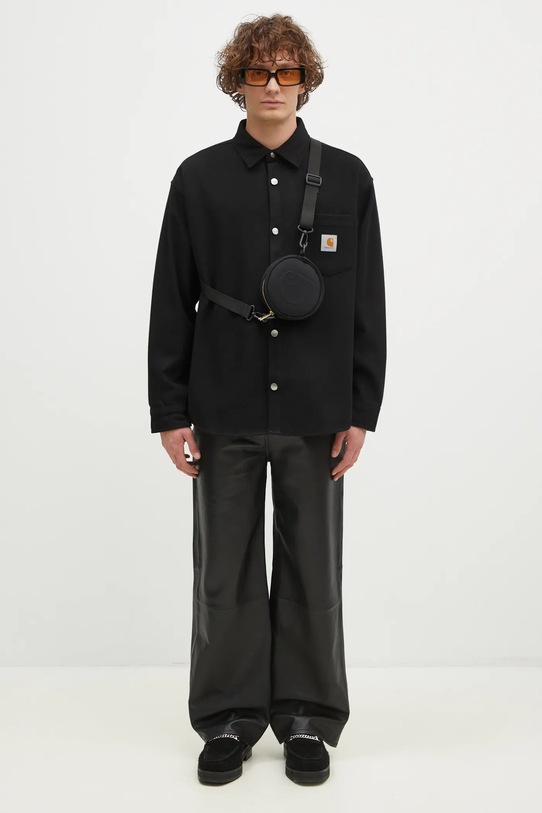 Carhartt WIP wool shirt Torin Shirt Jac I033779.89XX black