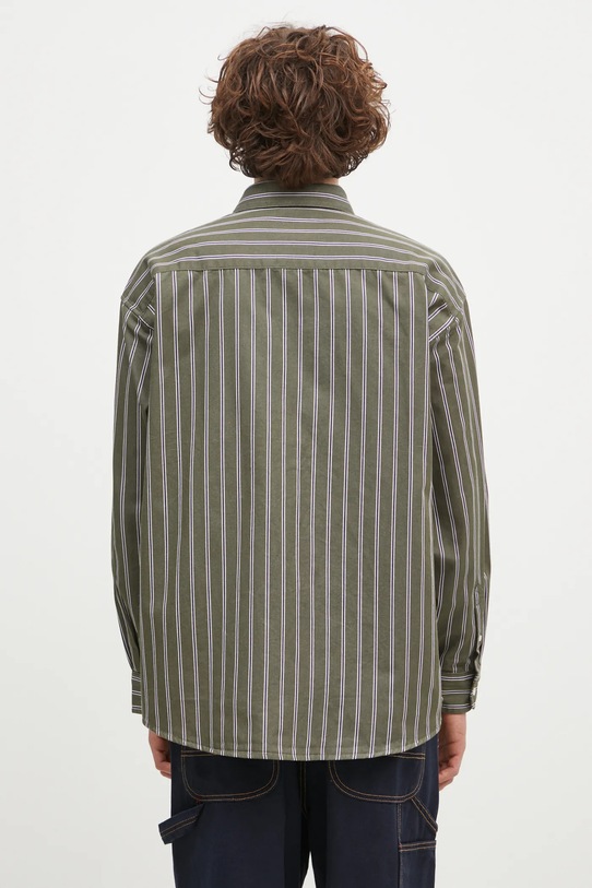 Clothing Carhartt WIP cotton shirt Longsleeve Signature Shirt I033810.2JV06 green