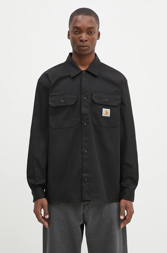 Carhartt WIP camasa Longsleeve Craft Shirt uni negru I033814.89XX