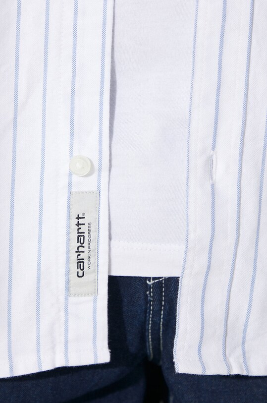 Carhartt WIP cotton shirt Longsleeve Dowlen I033815.2FYXX white