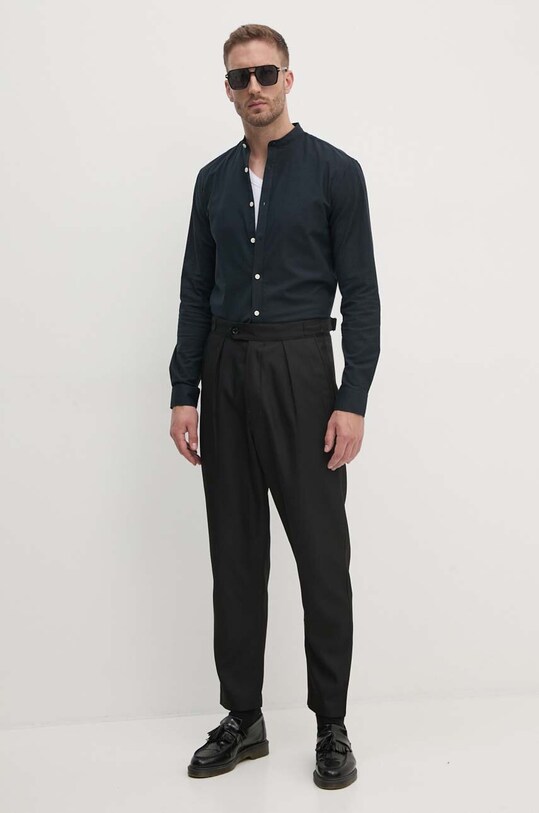 Рубашка Lindbergh 30.203174A.BLACK чёрный AW24