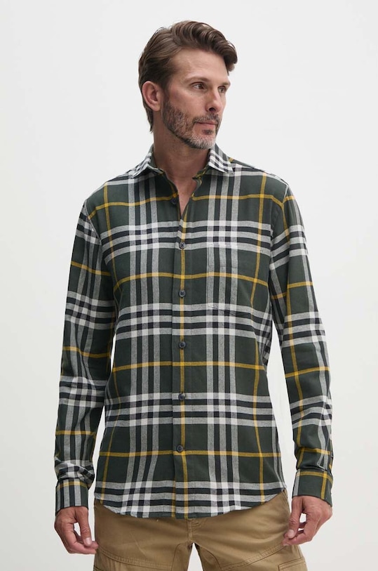 Lindbergh camasa din bumbac 30.203636.OLIVE verde