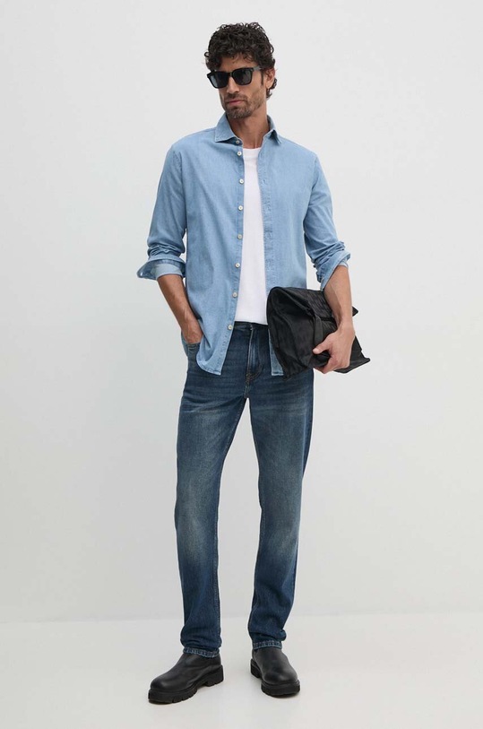 Îmbrăcăminte Lindbergh camasa 30.203652.LT.BLUE albastru