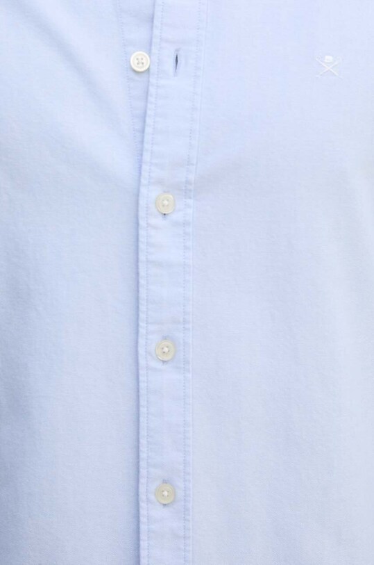 Бавовняна сорочка Hackett London HM309361 блакитний AW24