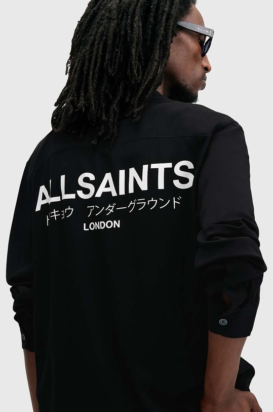 Одяг Сорочка AllSaints UNDERGROUND M073SB чорний