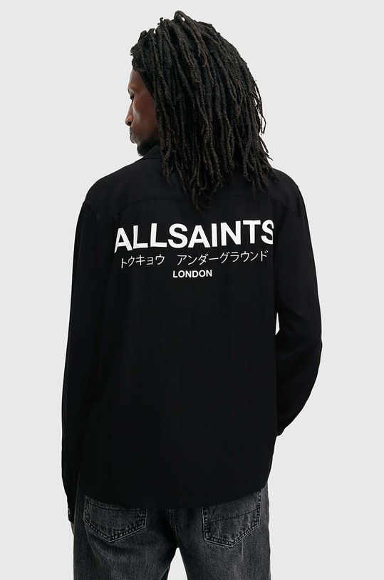 Сорочка AllSaints UNDERGROUND чорний M073SB
