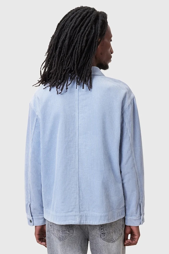 Вельветова сорочка AllSaints CASTLEFORD блакитний M084OB