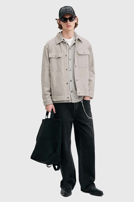 AllSaints koszula sztruksowa CASTLEFORD M084OB