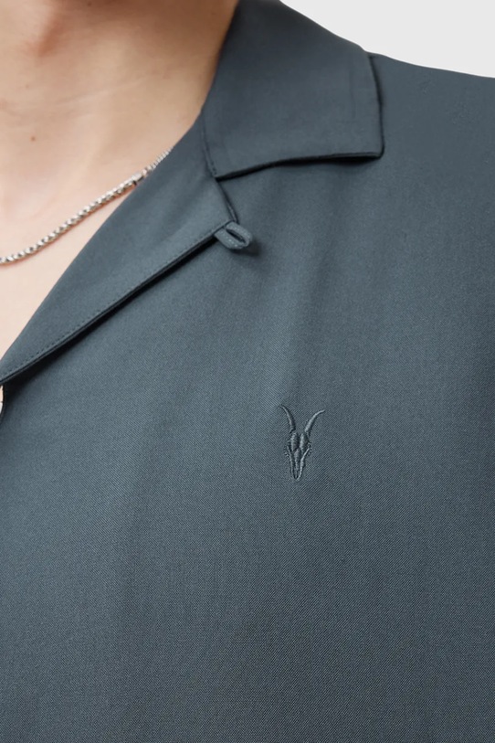 Oblečení Košile AllSaints VENICE M159SB modrá