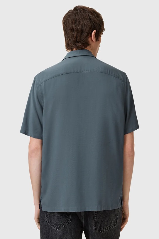 Košile AllSaints VENICE modrá M159SB